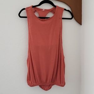 Free People tank with built in bra
